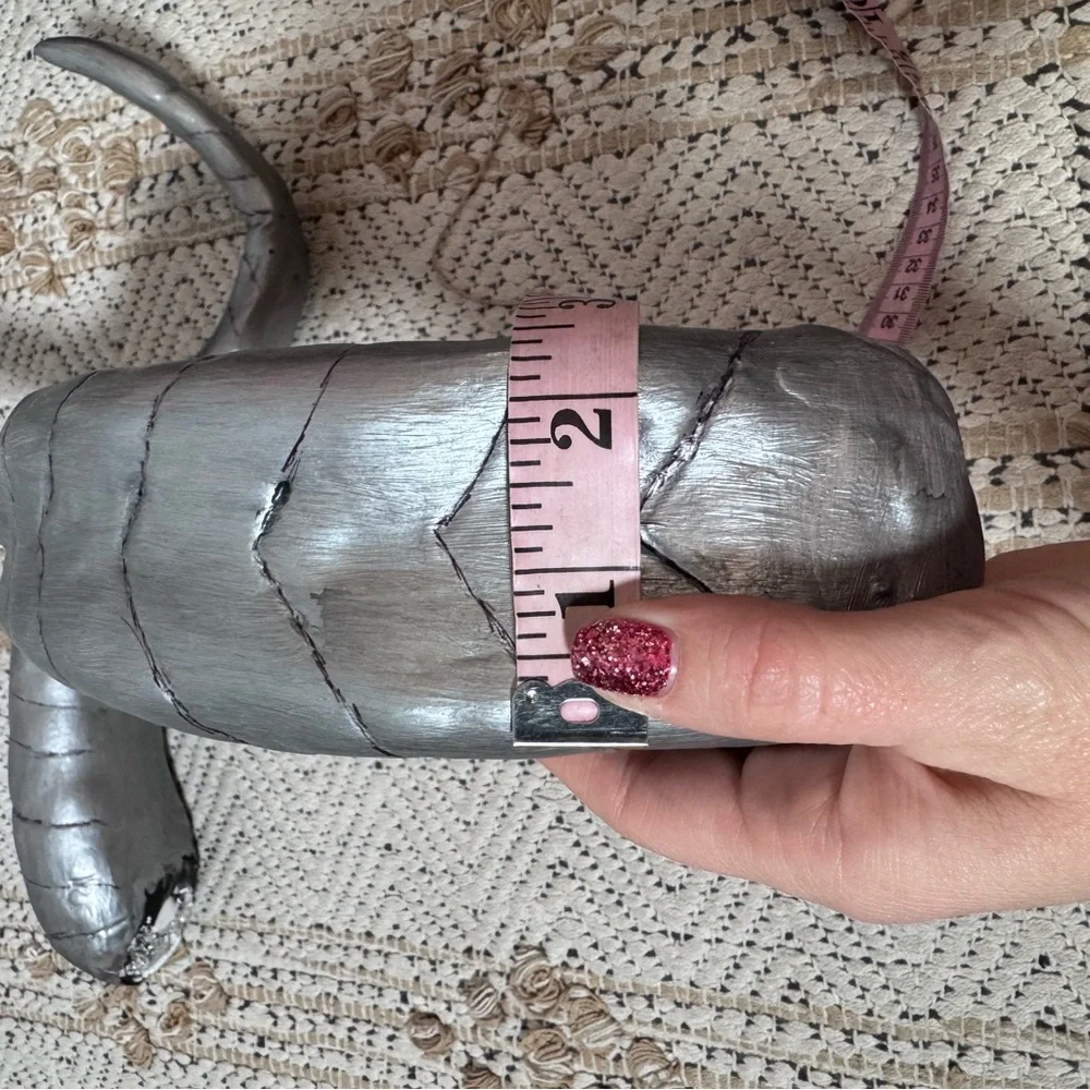 Handmade Metallic Large Silver Cosplay Horns